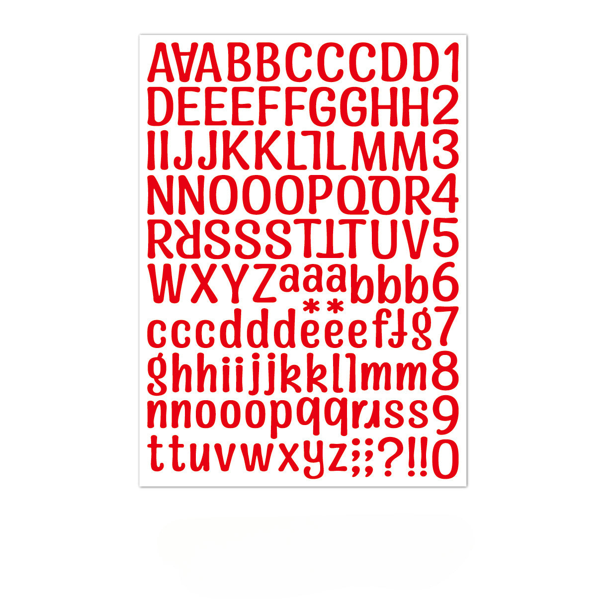 Wholesale 24PCS/PACK Self-adhesive DIY Letter Stickers